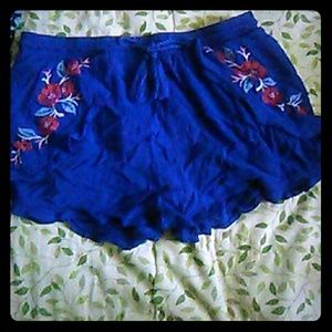 Flowy Blue Shorts